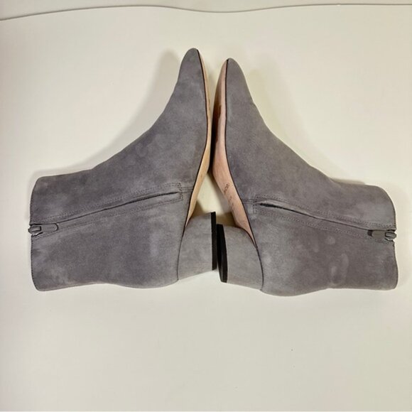 Vince Rockville Grey Suede Womens Bootie, Sz 8.5M Preowned Perfect Condition - Picture 4 of 8